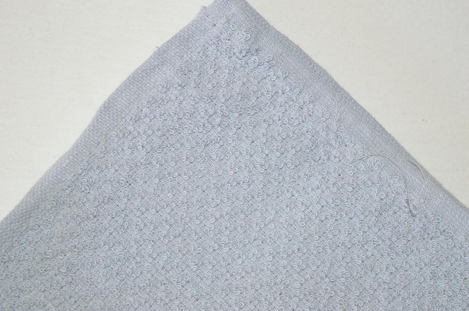 100 Cotton Washcloth Set of 6 12x12 inches Compact gray