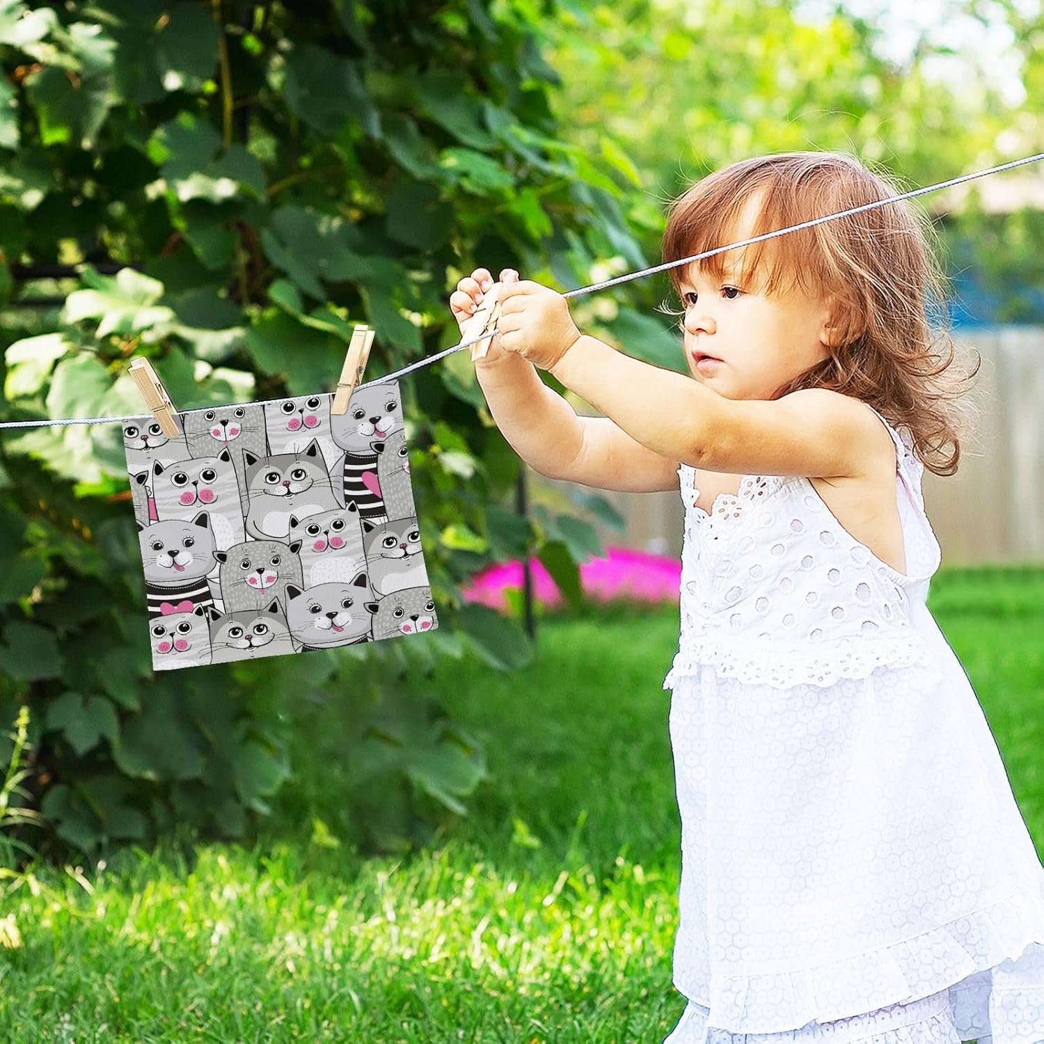 Highly Absorbent Soft Cotton Washcloths Set
