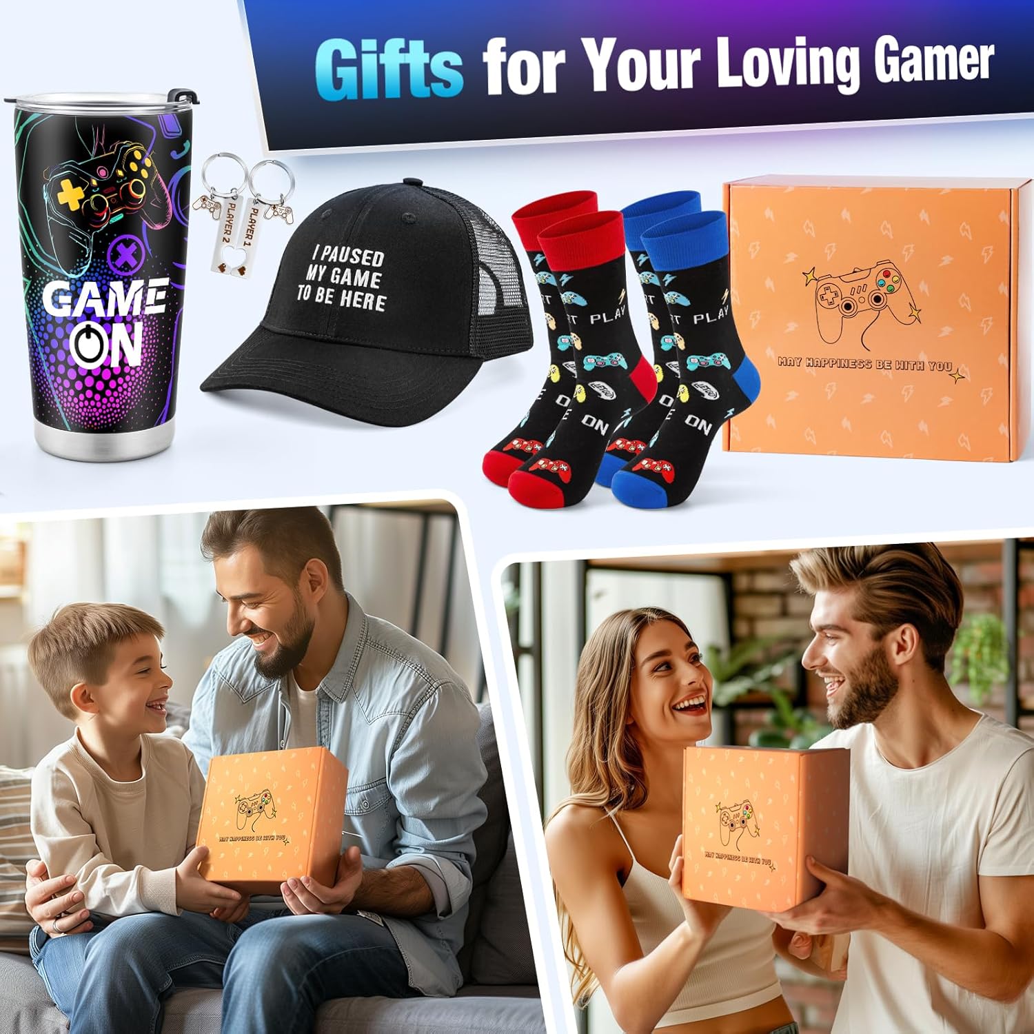 Jekeno Gamer Gift Set for Boys Men