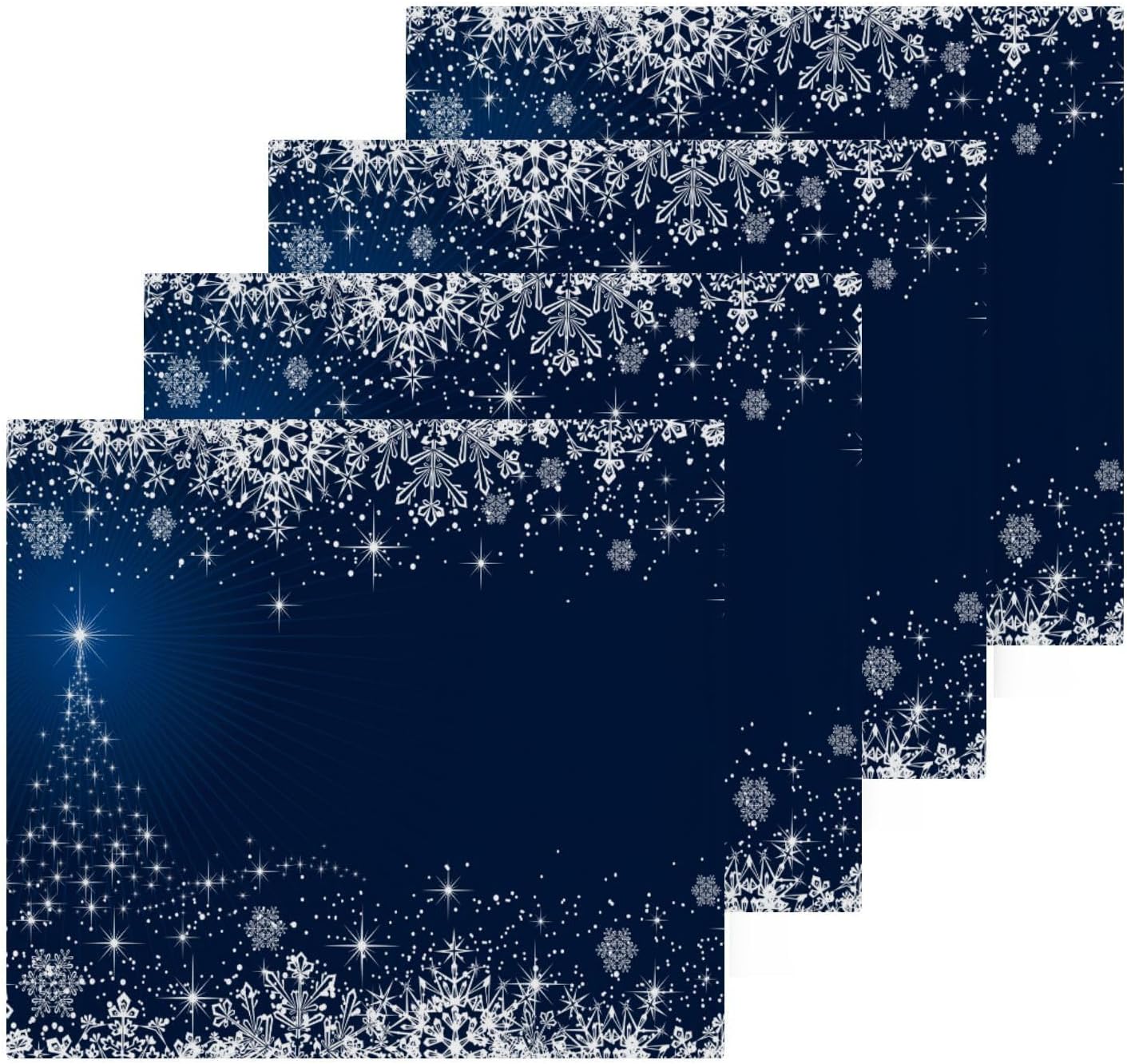 Snowflake Baby Adult Washcloths