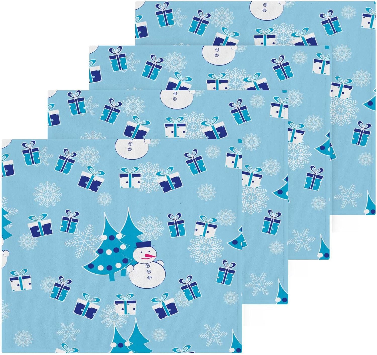 Xigua Christmas Tree Washcloth Set