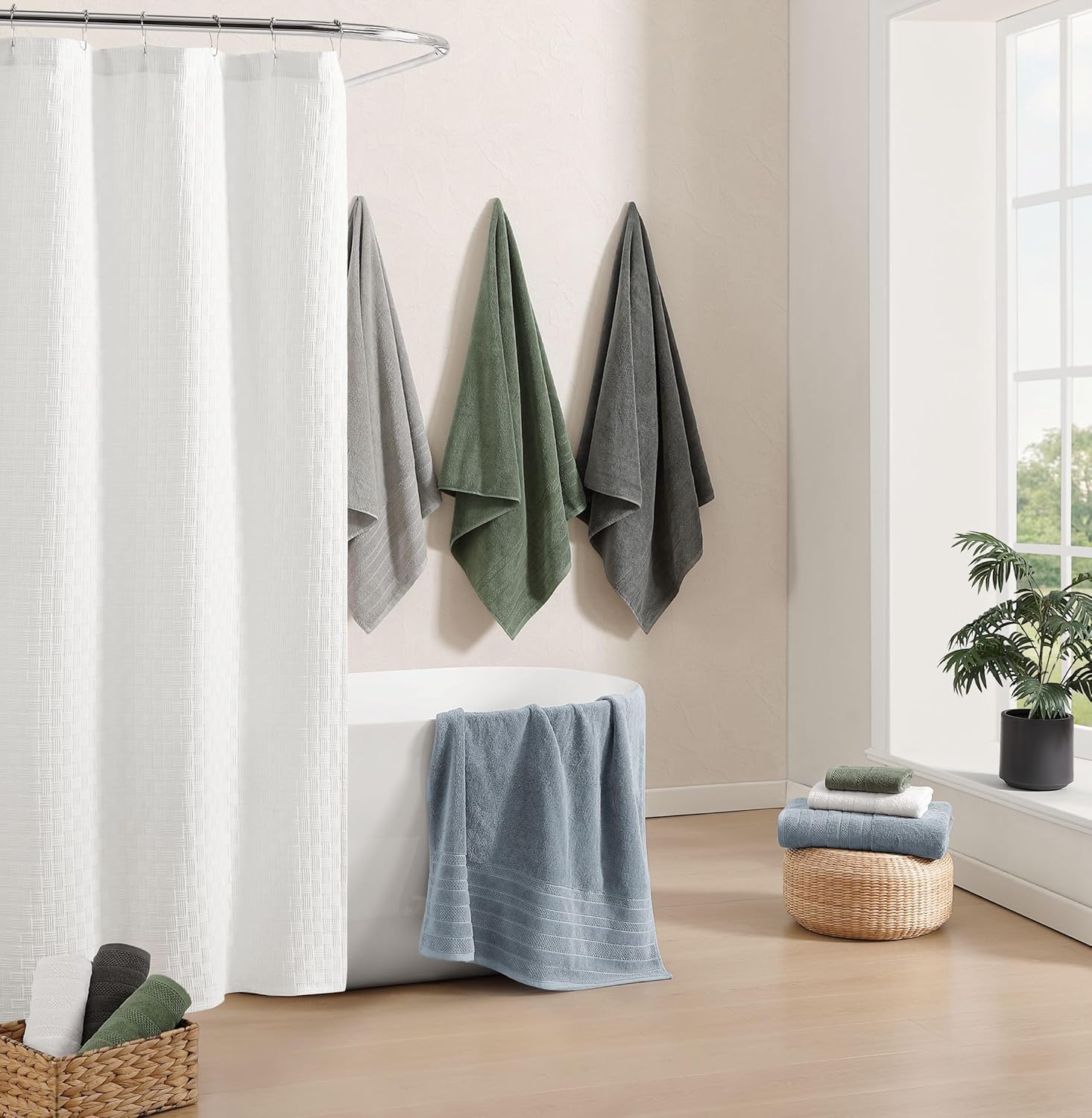 Luxury 100 Cotton Washcloths Soft Absorbent