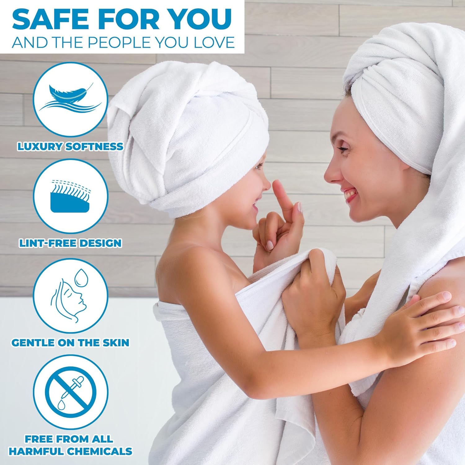 Superior Zero Twist 100 Cotton bathroom towel set