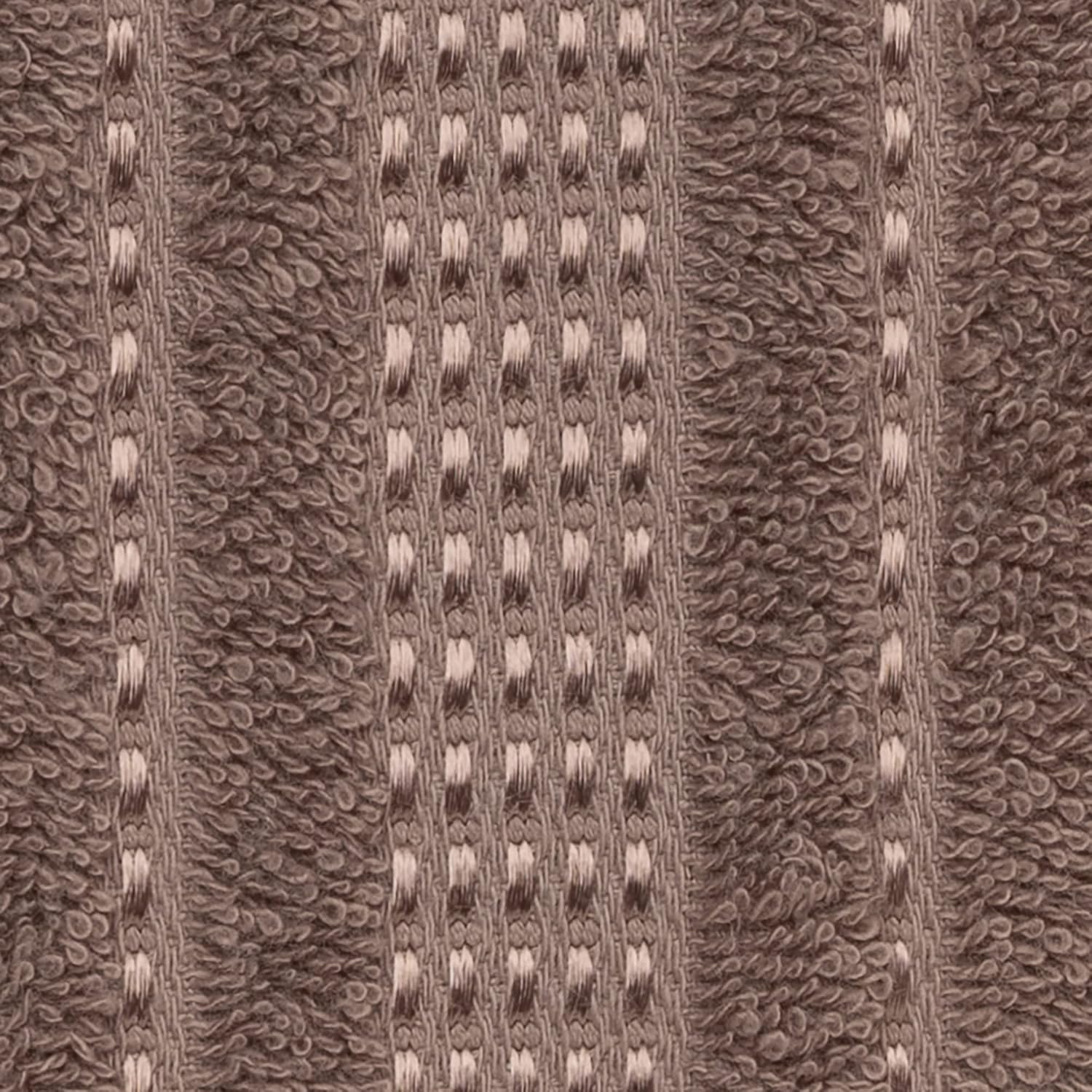 2-Piece Mocha Brown Bath Towel Set