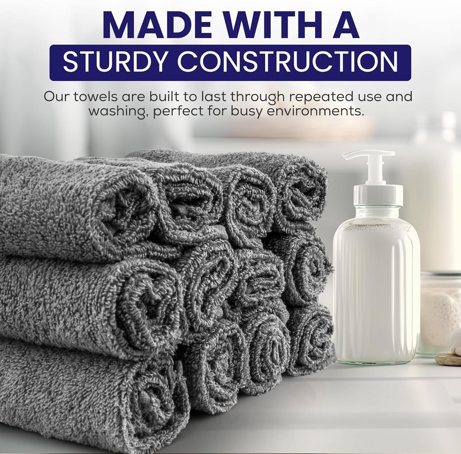 Luxurious Soft Zero Twist Wash Cloths