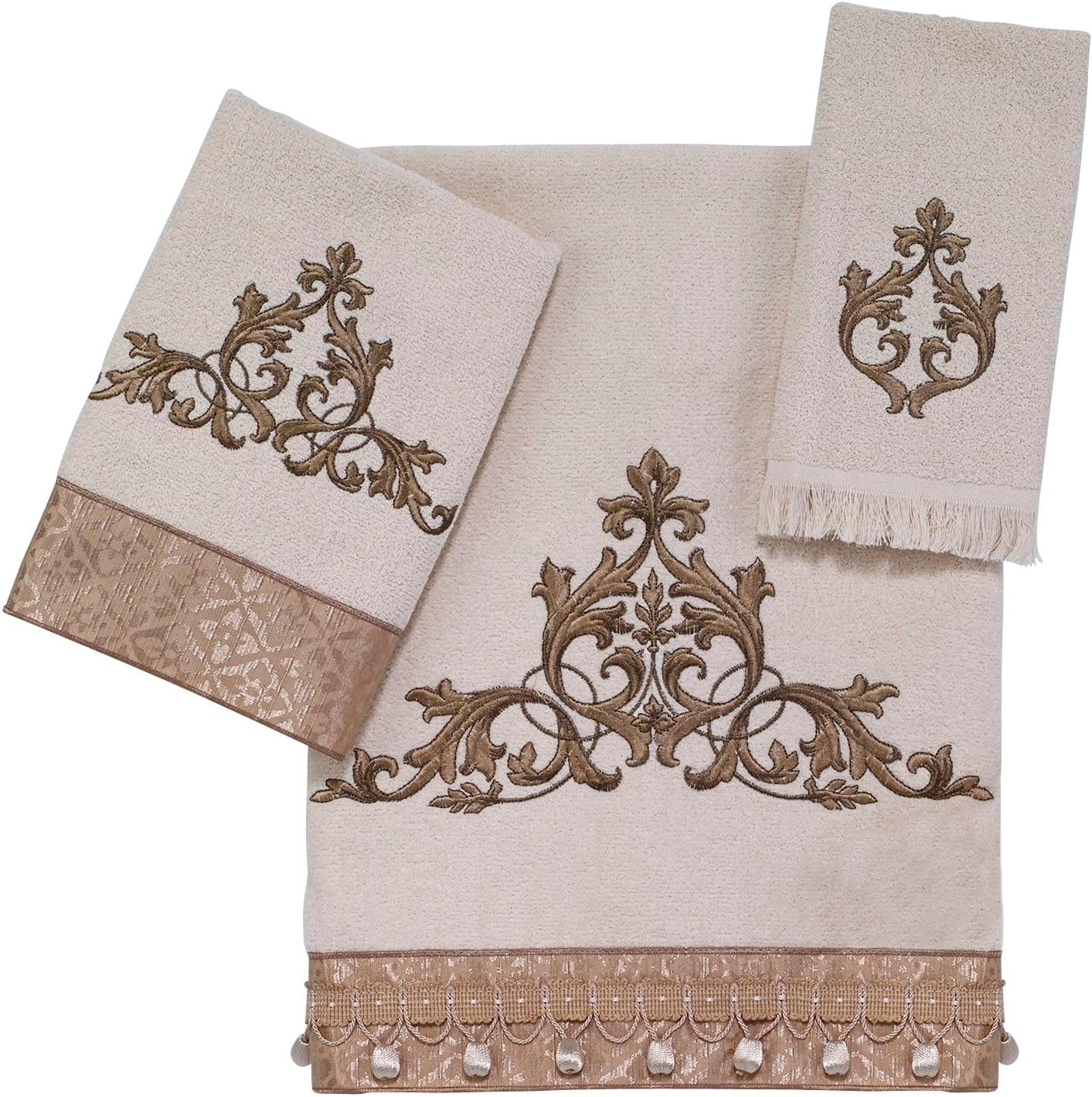 Avanti Linens - Monaco Collection Ivory Hand Towel