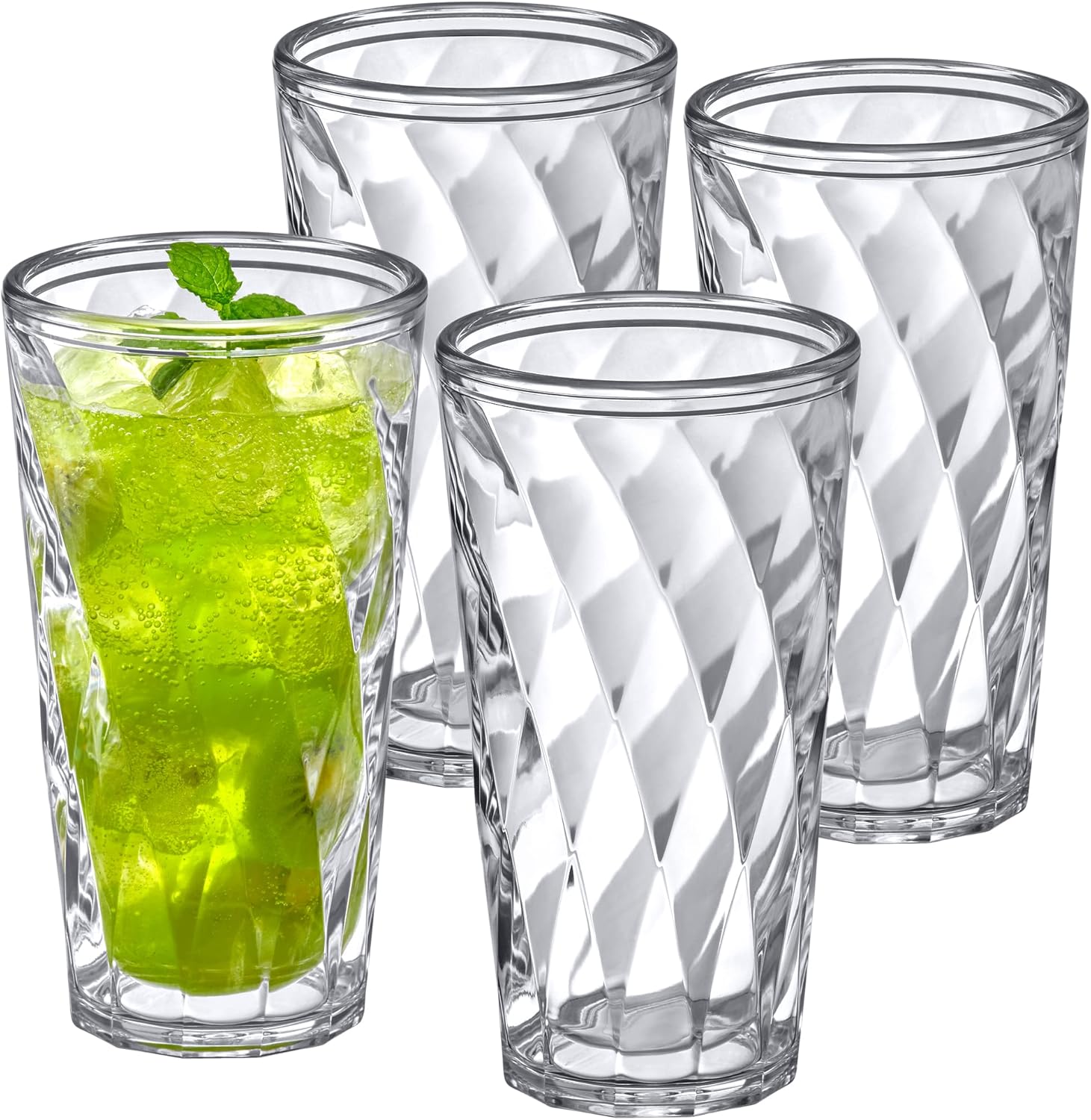 Stay Cool with Amazing Abbys 22-Ounce Tumblers Set of 4