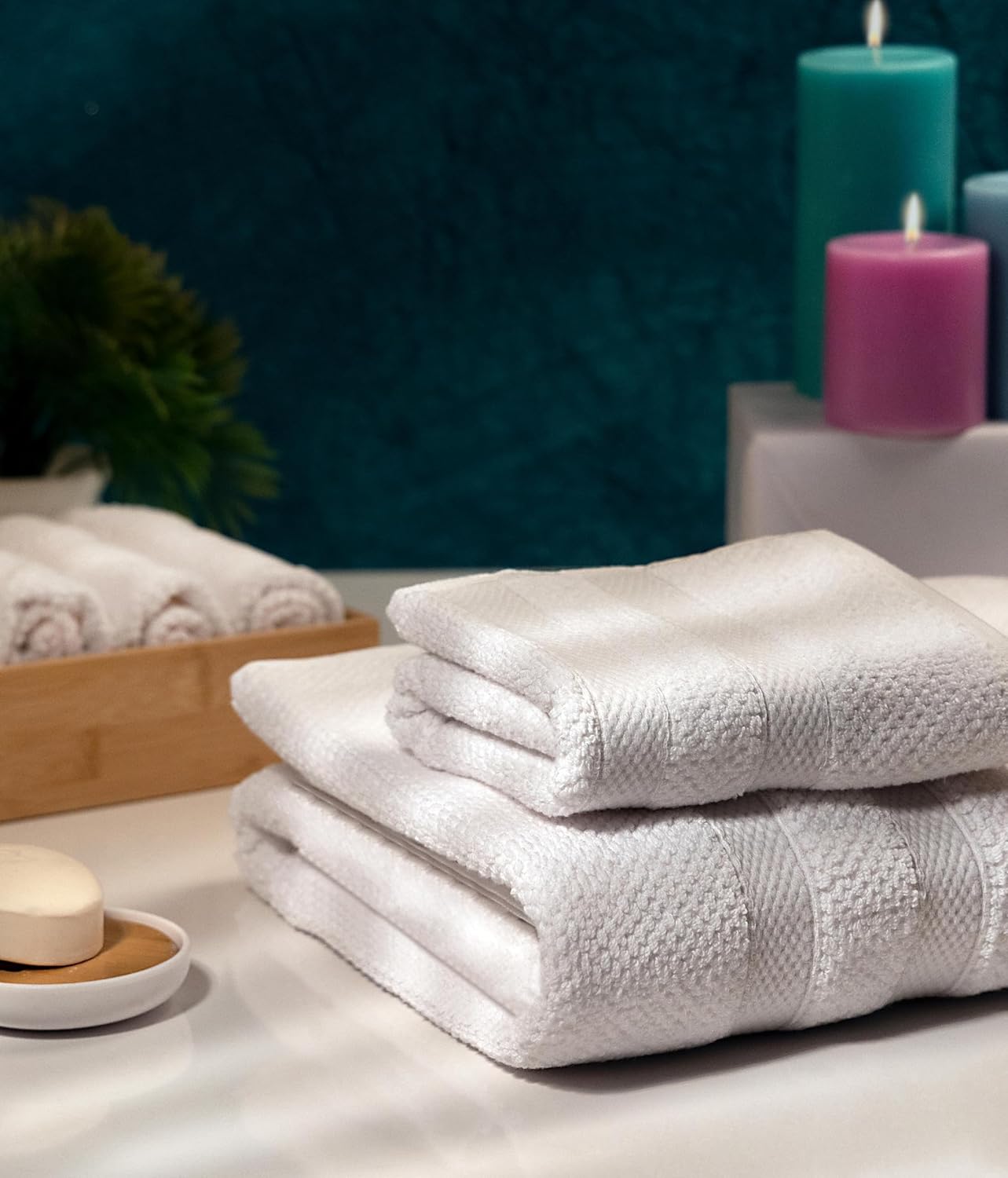 COTTON CRAFT Luxury Popcorn Towel Set