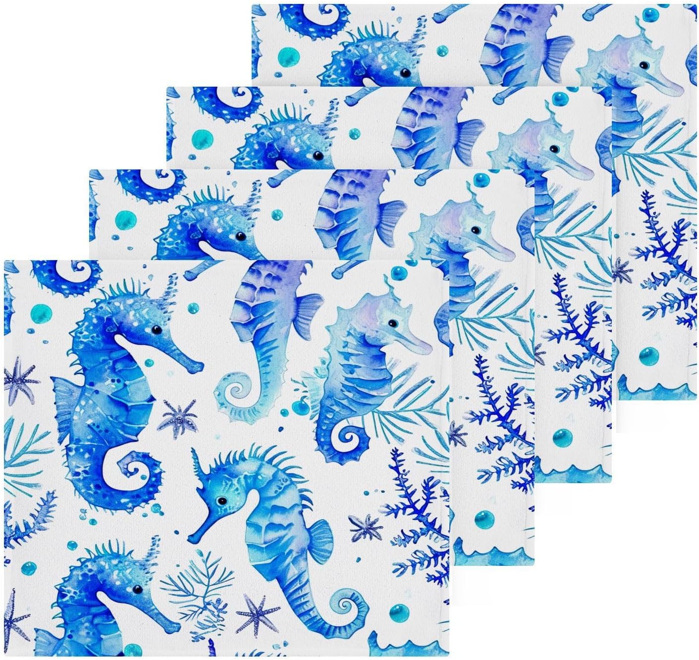 Seahorse Washcloth 2-Pack for Babies
