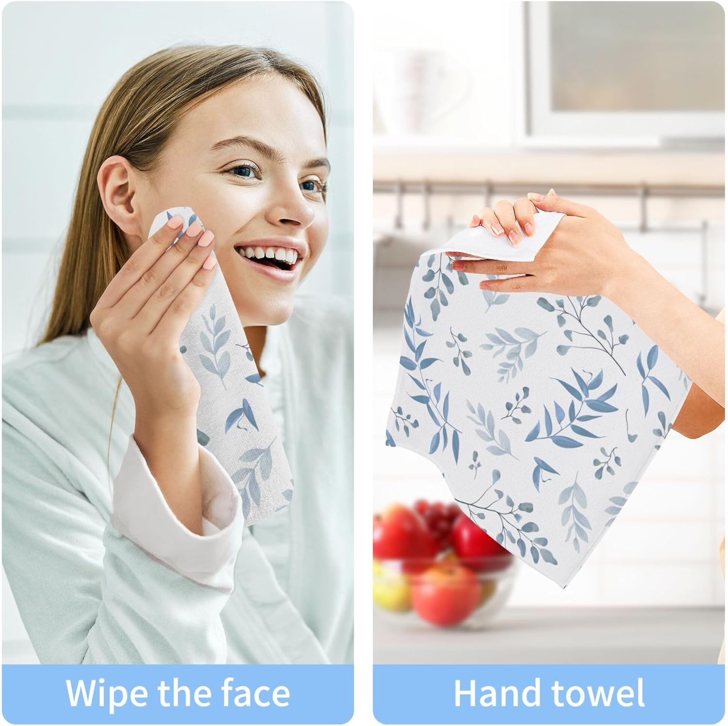 Xigua 12x12 Fast Drying Washcloth Set - 2-12 Pieces Multi-Purpose