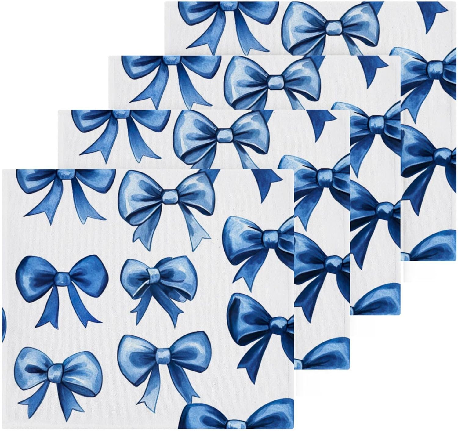 Xigua Watercolor Blue Velvet Bows - Make Drying Fun