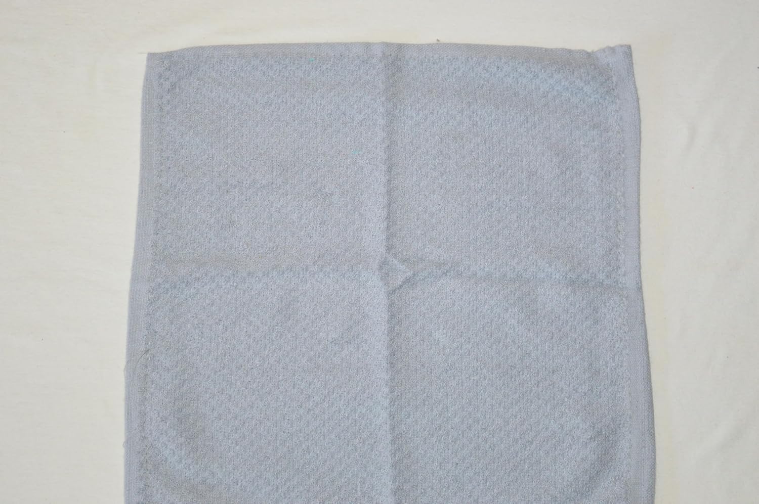 100 Cotton Washcloth Set of 6 12x12 inches Compact gray