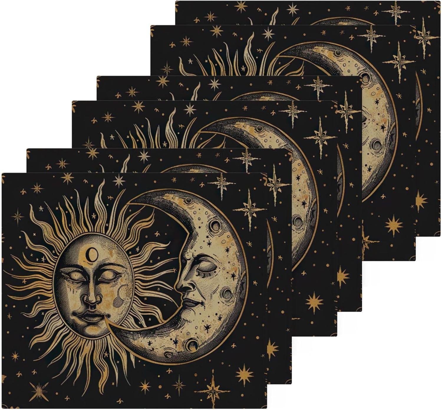 Xigua Sun and Moon Washcloth Set