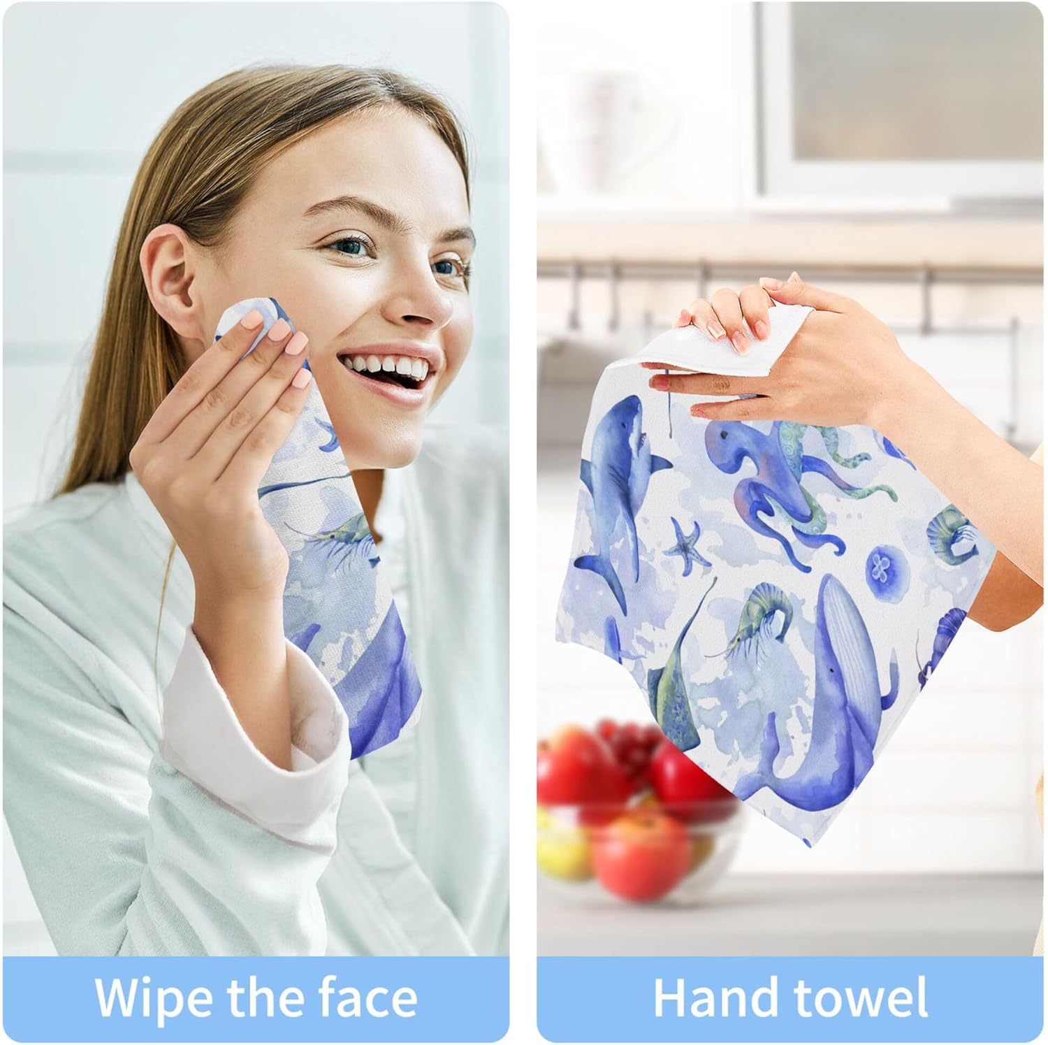Sturdy 12x12 Inch Washcloths for Fast Drying Multiple Uses