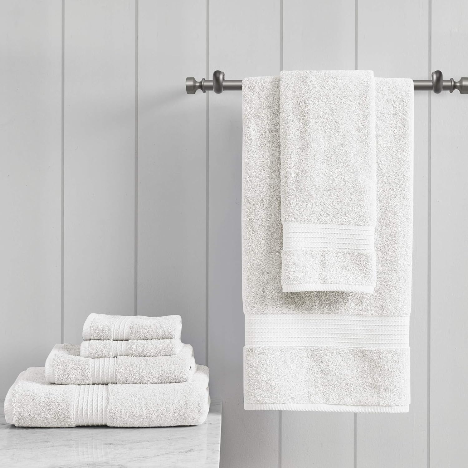 Madison Park Organic 100 Cotton Bathroom Towel Set