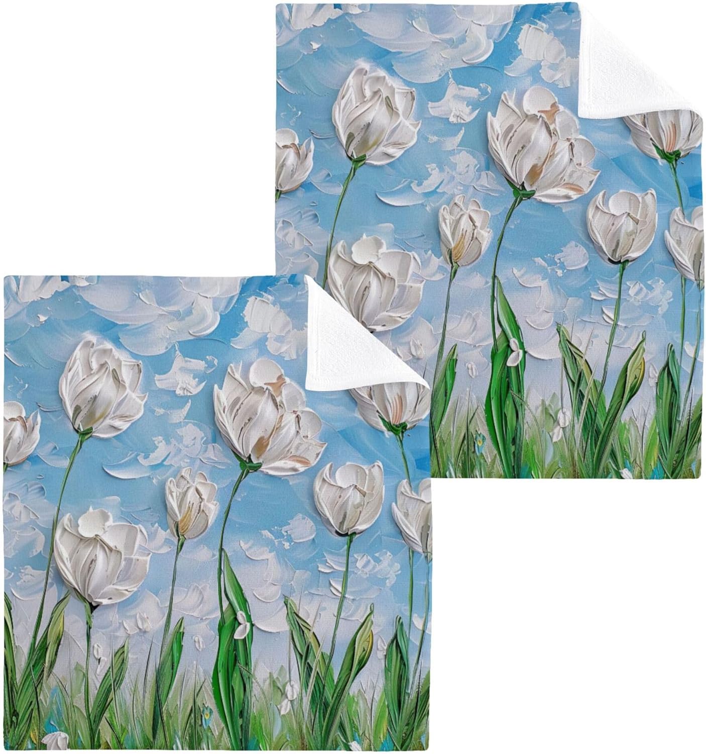 Xigua Flowers Washcloth Set Effortless Fast Drying Multi-Purpose