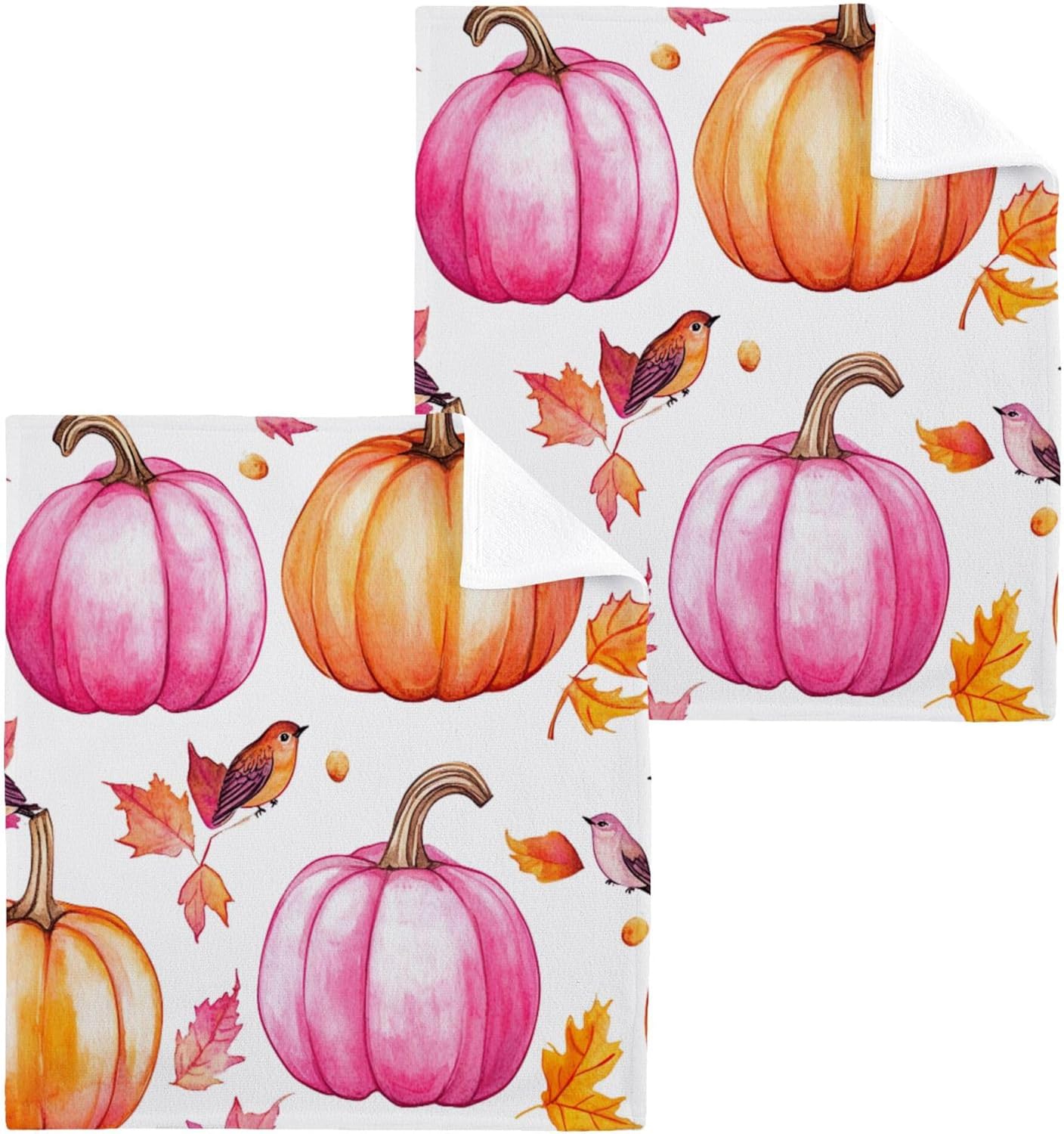 Xigua Pumpkins Washcloth Set