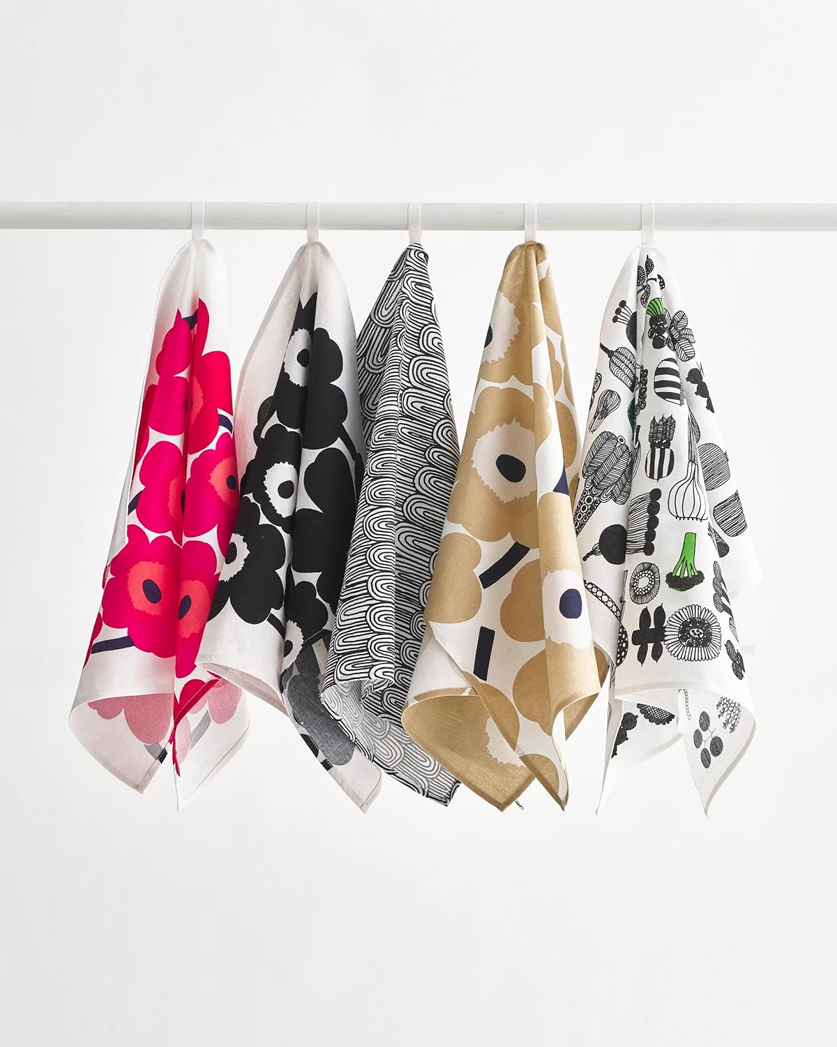 MARIMEKKO Unikko Kitchen Towel Set of 2 1