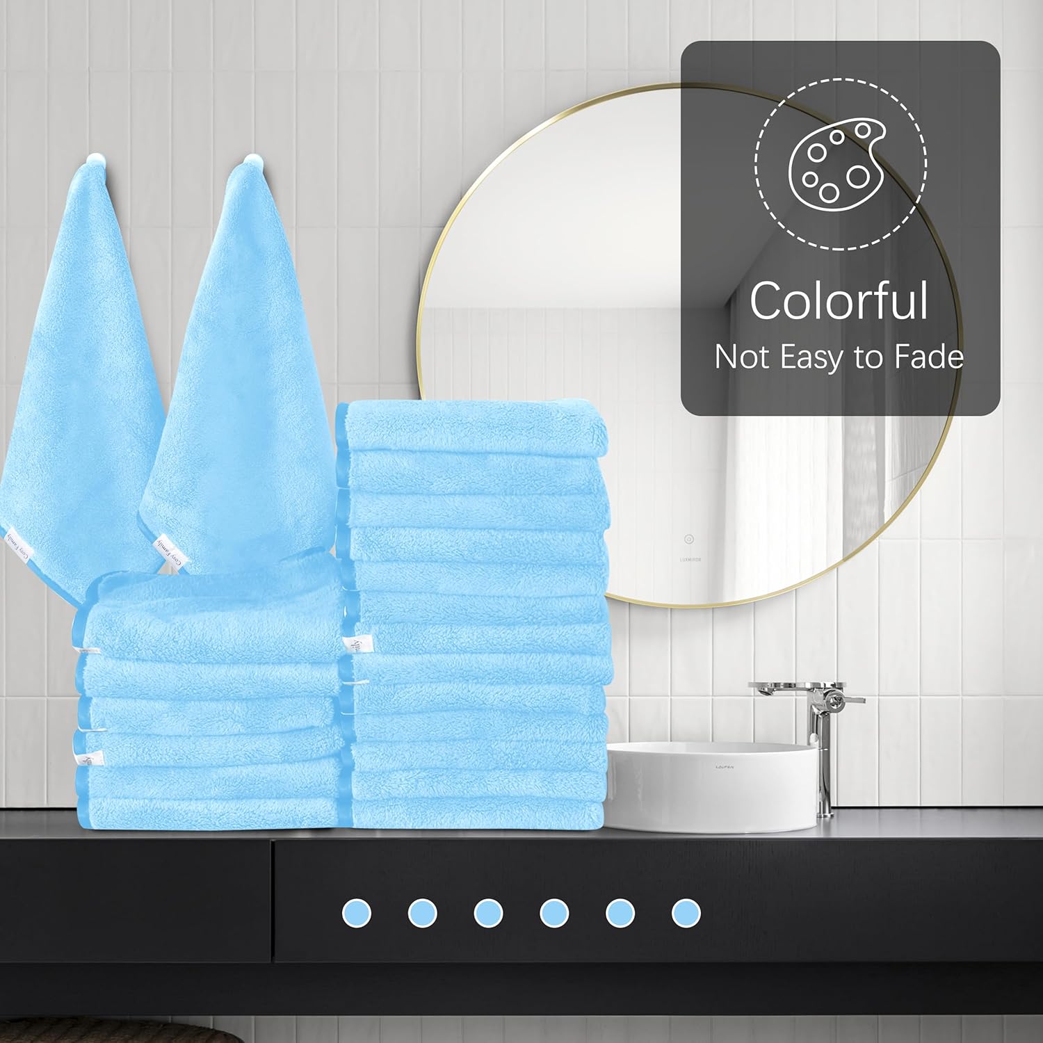 Perfect Soft Washcloths Set for Daily Use