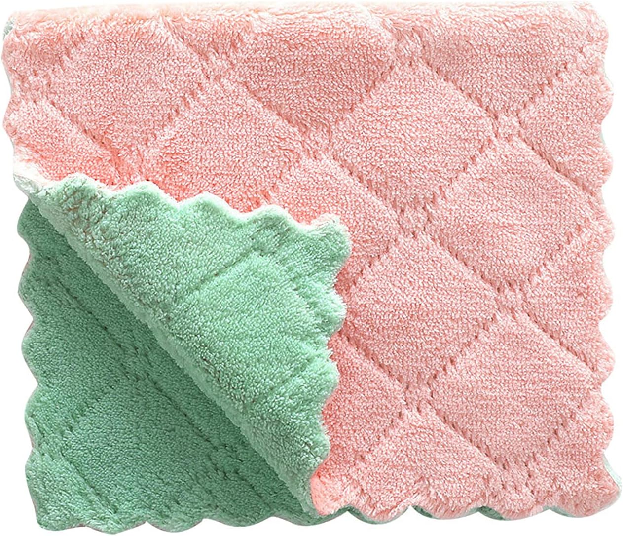 Reusable Fast Drying Machine Washable Coral Velvet Hanging Hand Towels
