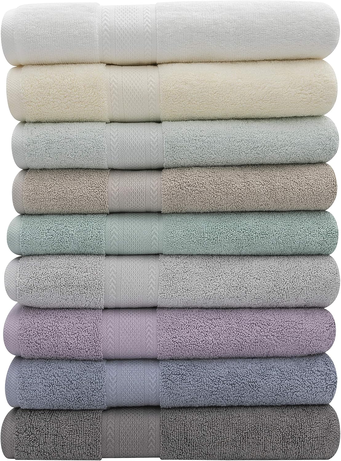 Baltic Linen Endure Luxury Super Soft Bath Towels 6-Piece Set Ivory