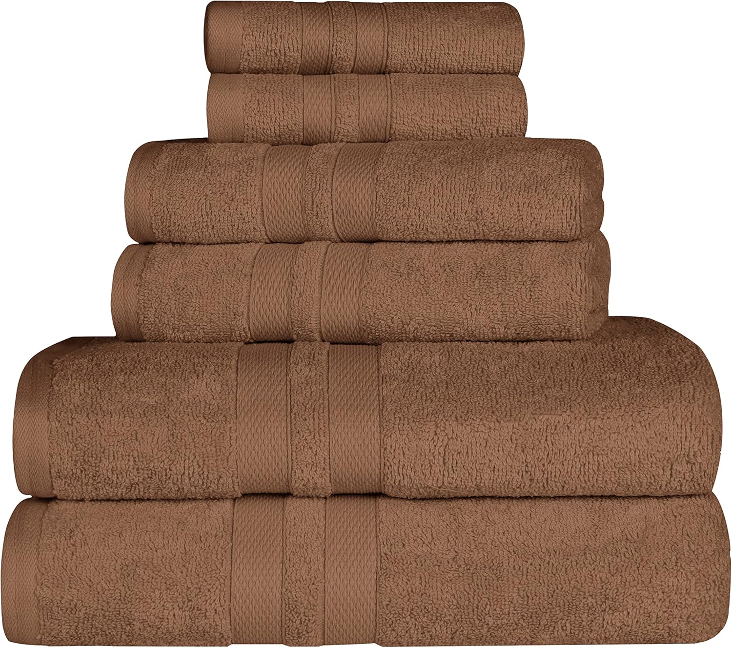 Superior Ultra-Soft 6-Piece Cotton Towel Set
