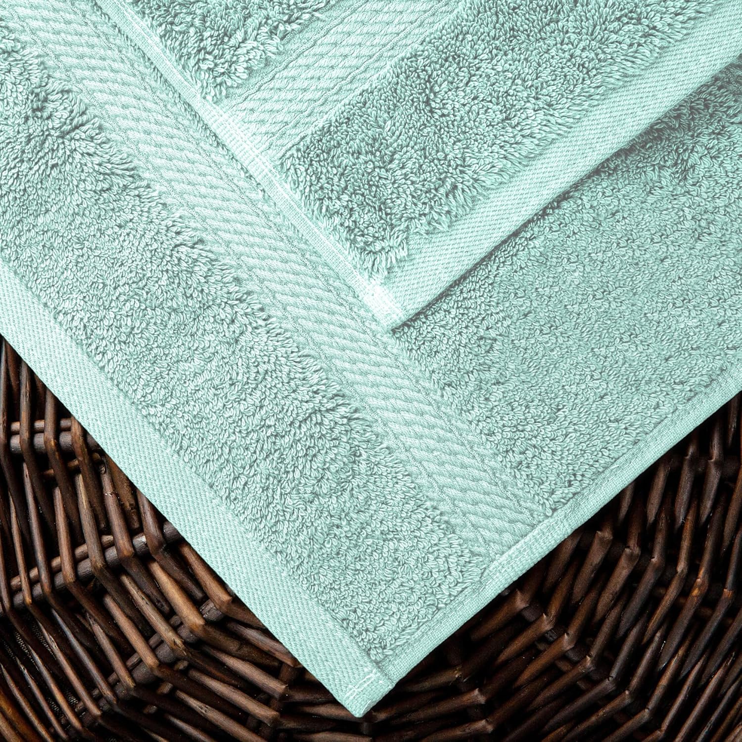 Superior Luxury Egyptian Cotton Pile Bath Towels Set Ultra Soft Plush
