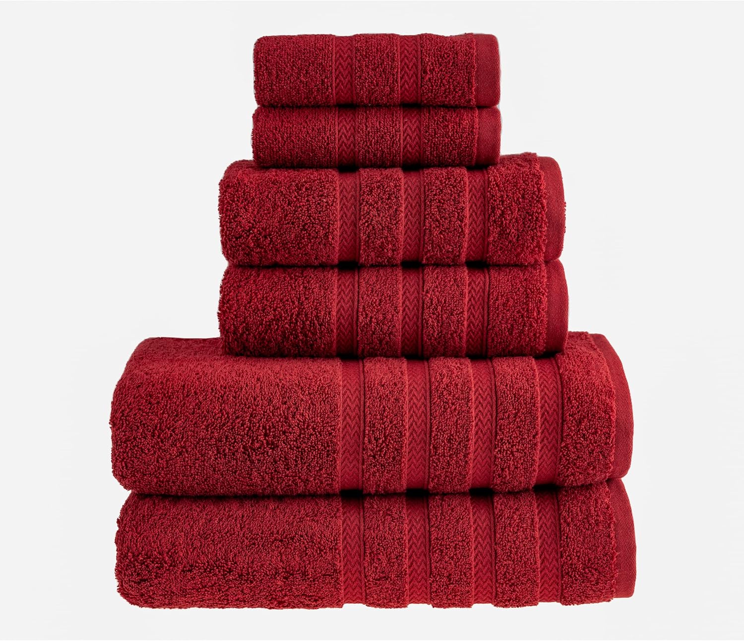 Luxury Turkish Towels Set 650 GSM 100 Cotton Ergonomic Design Machine Washable
