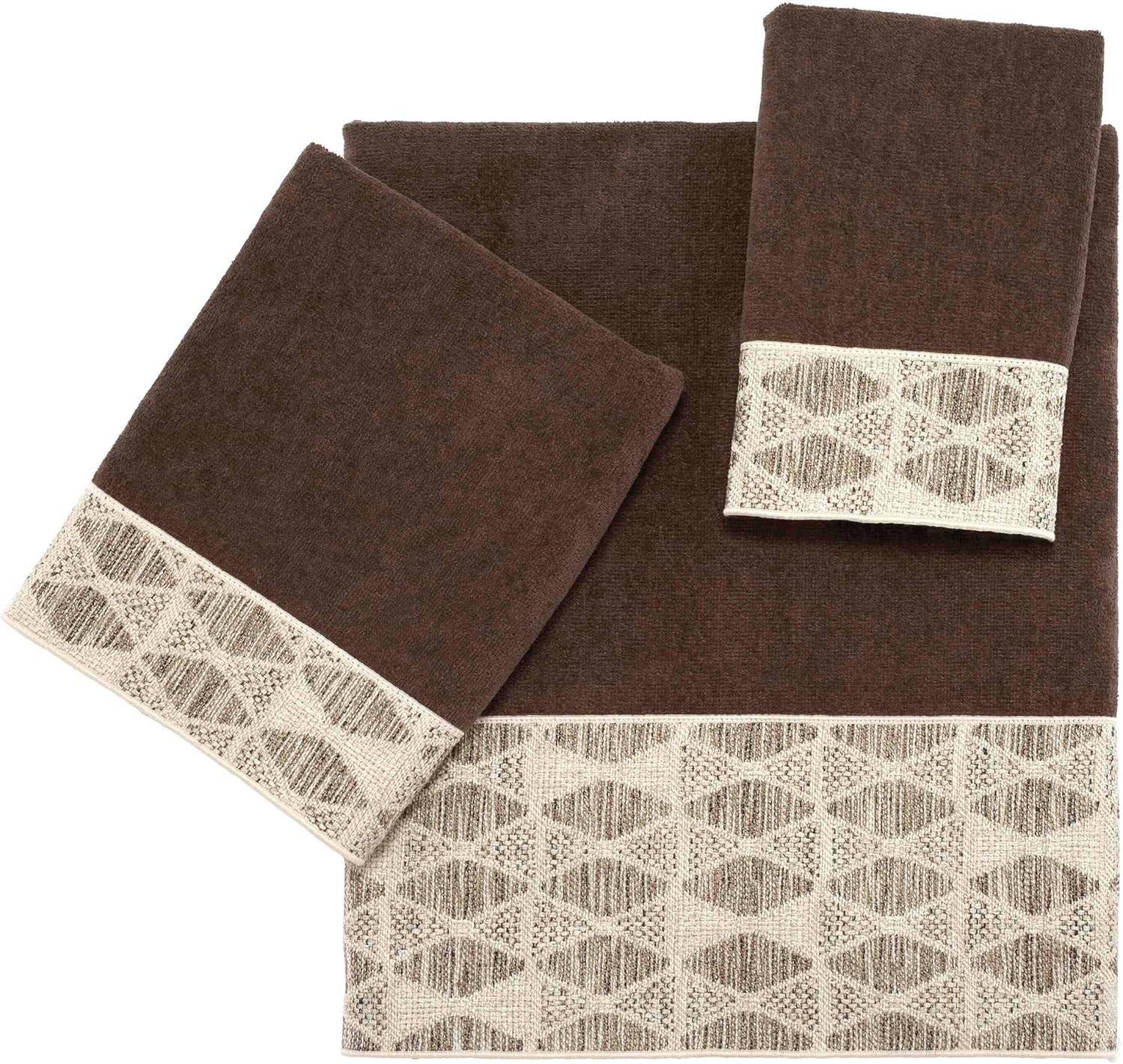 Avanti Linens Vernon Collection Mocha bath towel set