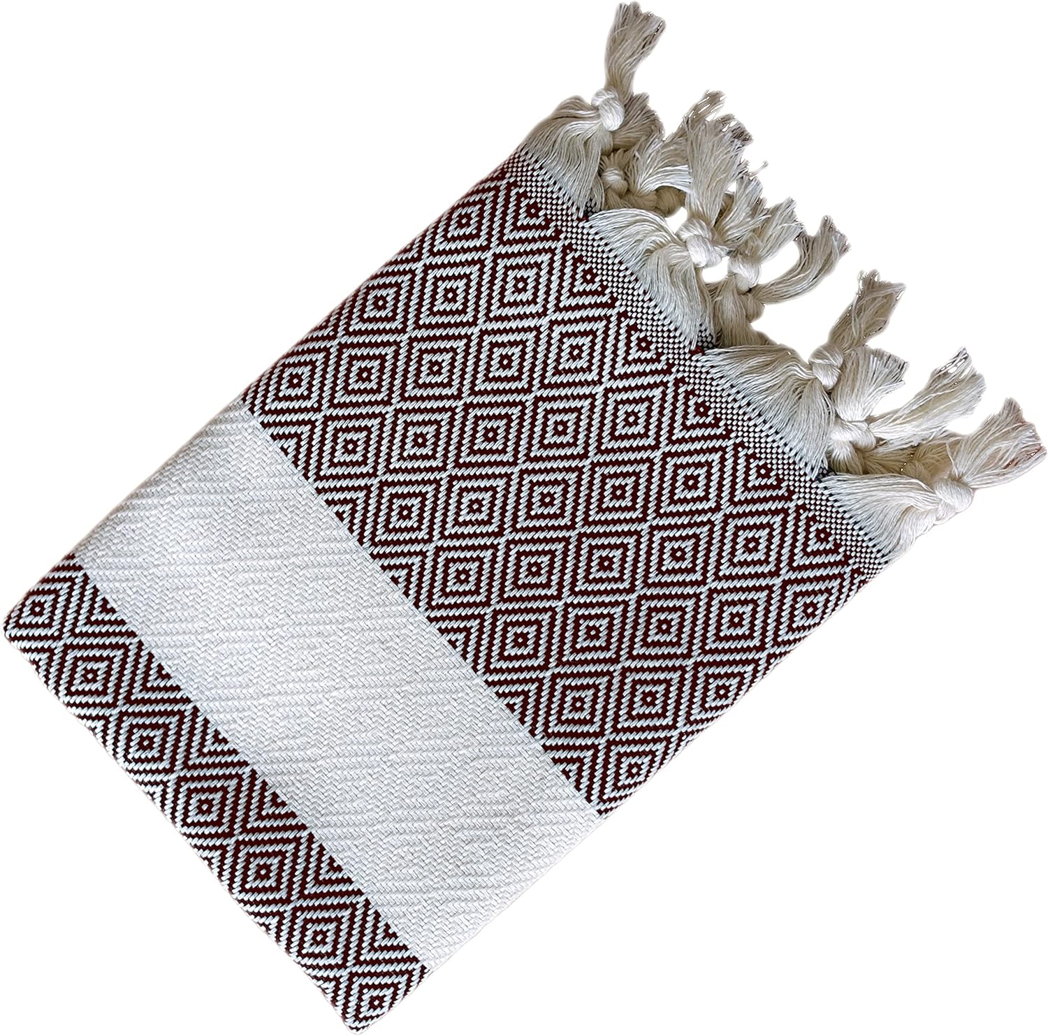 Dandelion - Diamond Pattern Hand Towels Set of 2