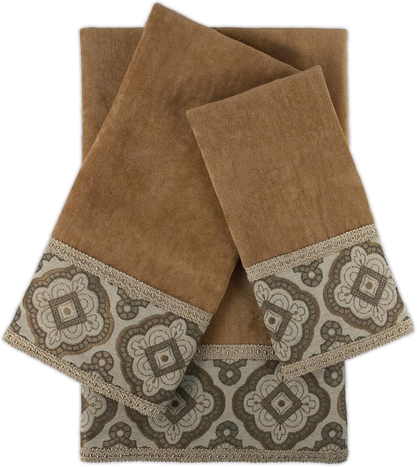 Sherry Klines 3-Piece Velour Cotton Towel Set