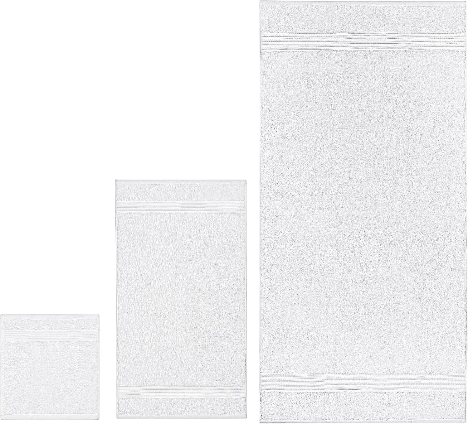 Dewall Maisons 18-Piece White Towel Set