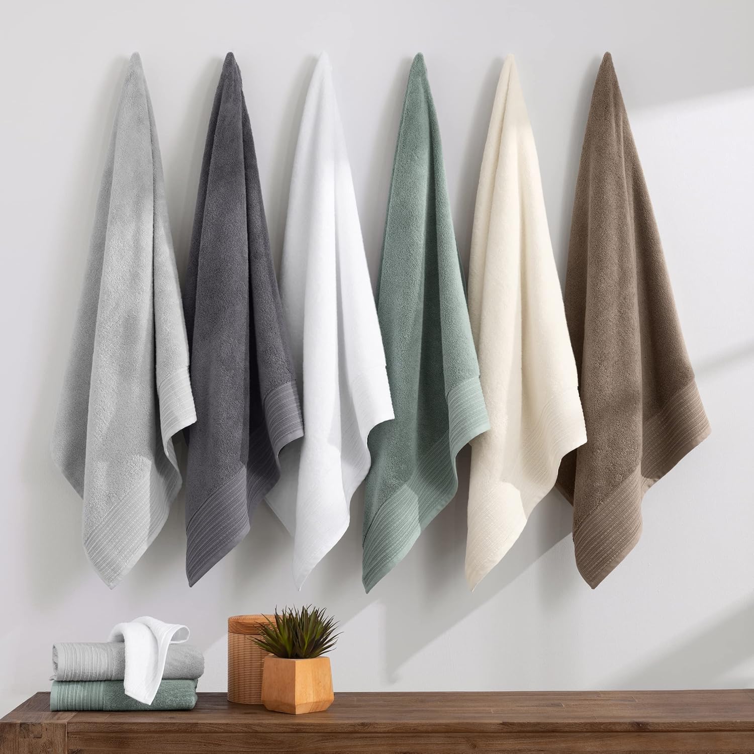 Aston Arden Anatolia Turkish Bath Towels - Pack of 2 30x60 Cotton White