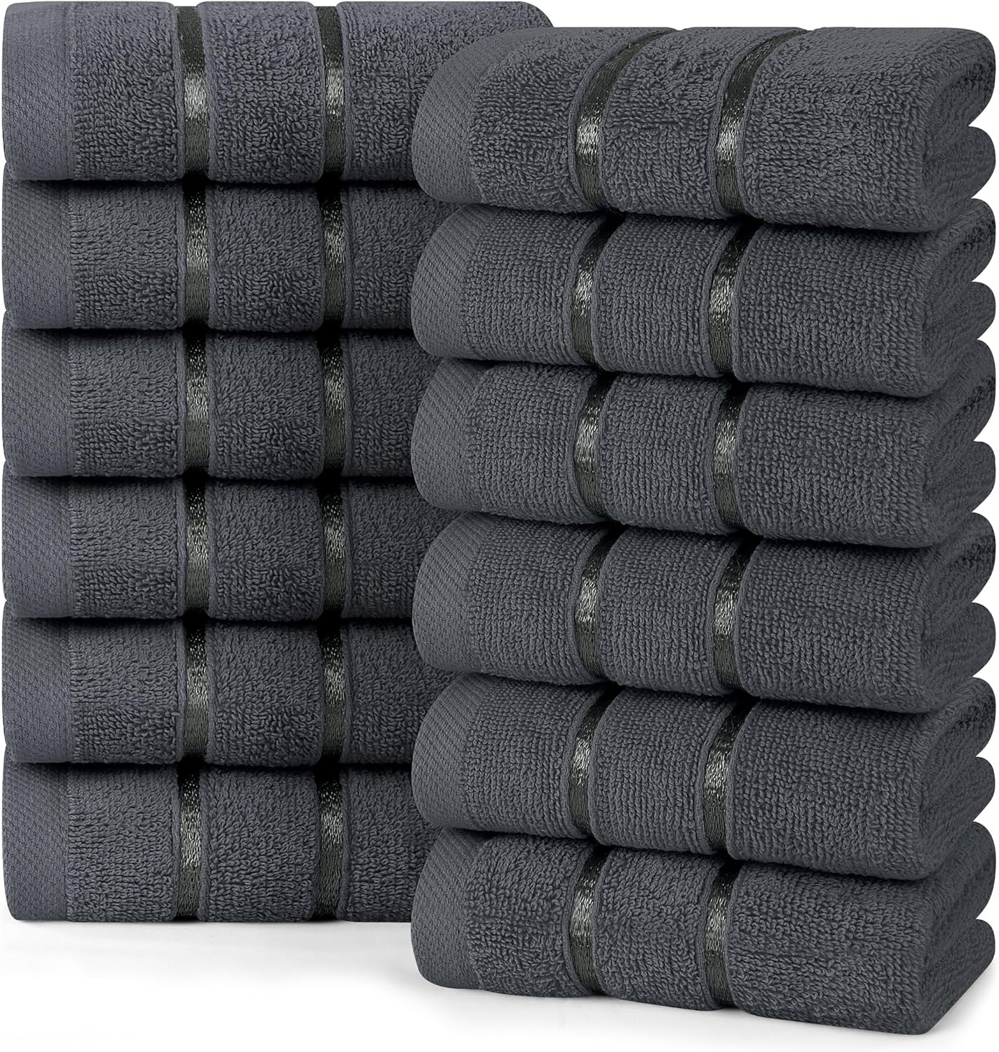 Luxury Viscose Washcloths Set 12x12