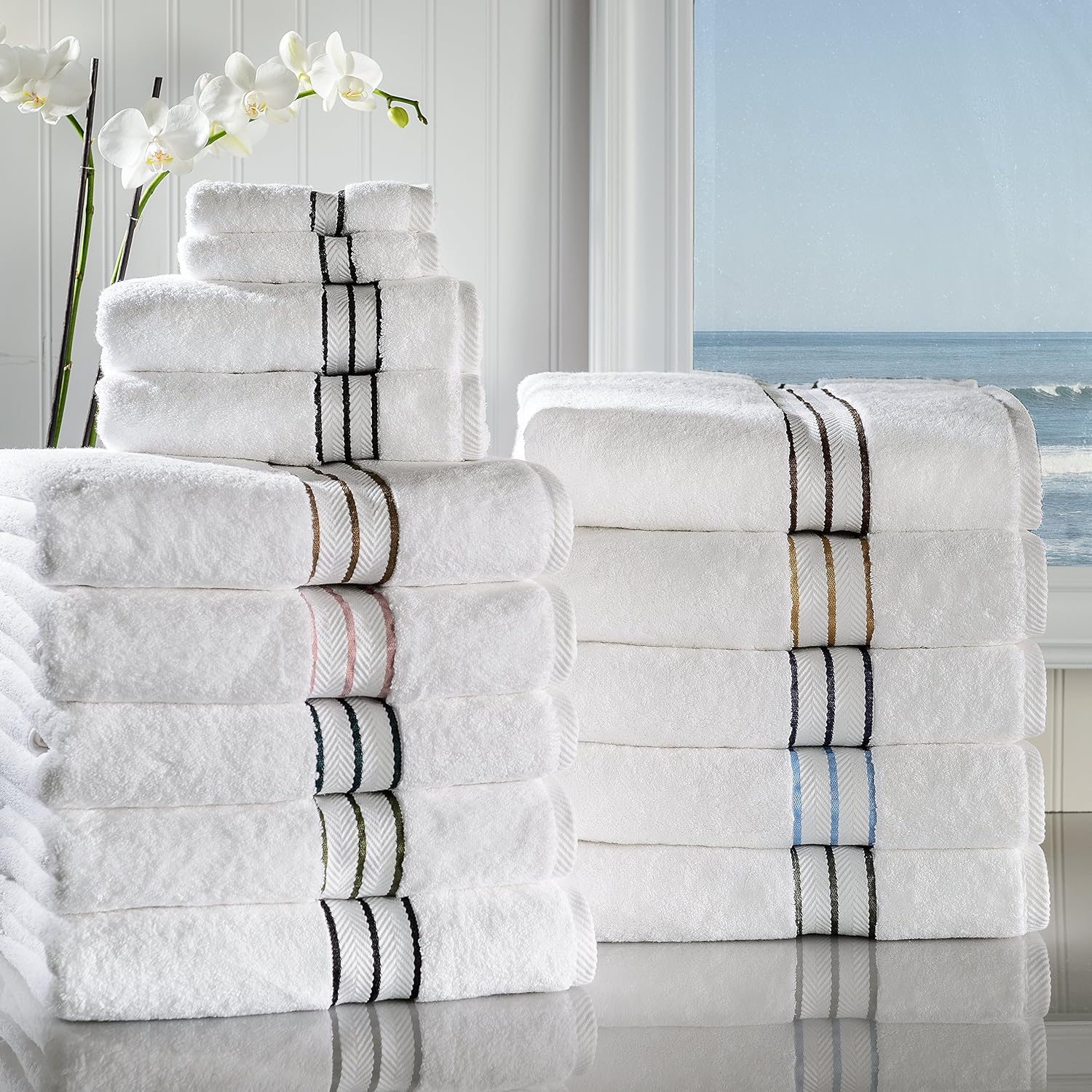 Superior Turkish Cotton Ultra-Plush 3-Piece Towel Set