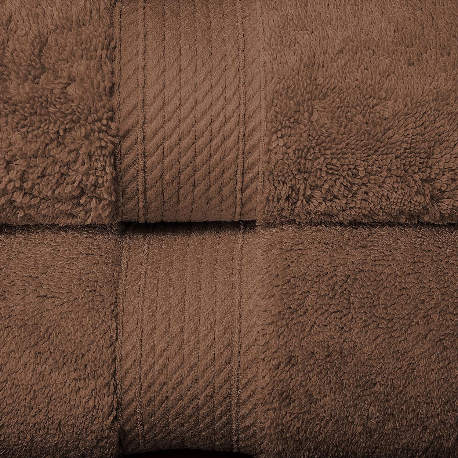 Superior Egyptian Cotton Pile 6-Piece Bath Towel Set